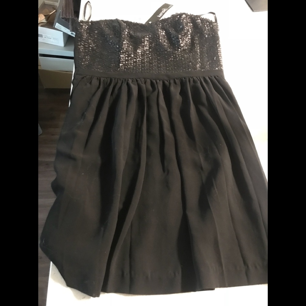 Kensie black sequin cocktail dress